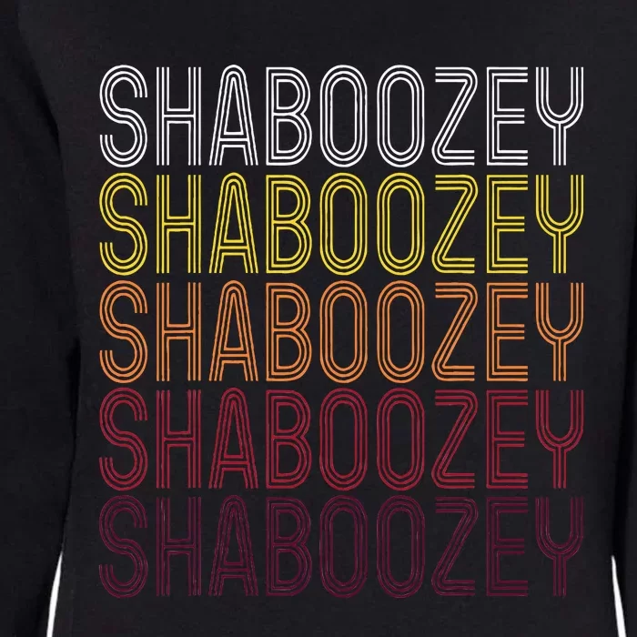 First Name Shaboozey I Love Shaboozey Retro Womens California Wash Sweatshirt