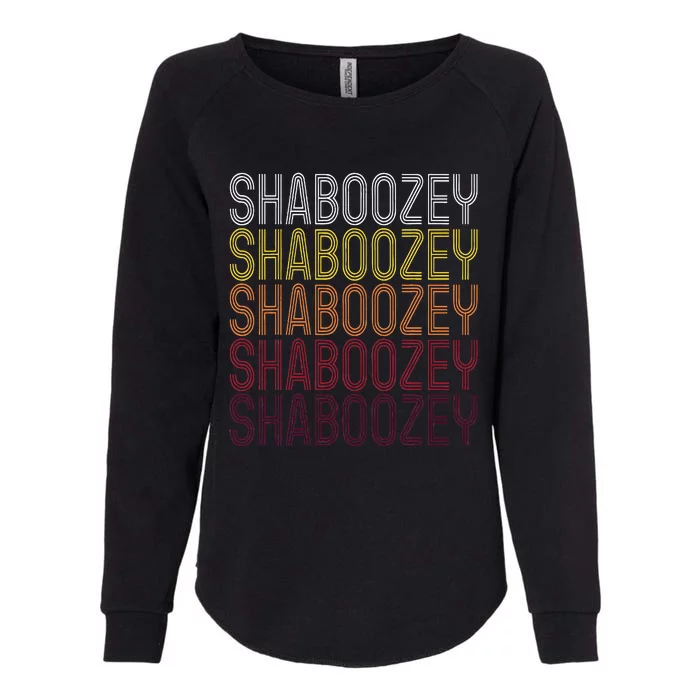 First Name Shaboozey I Love Shaboozey Retro Womens California Wash Sweatshirt