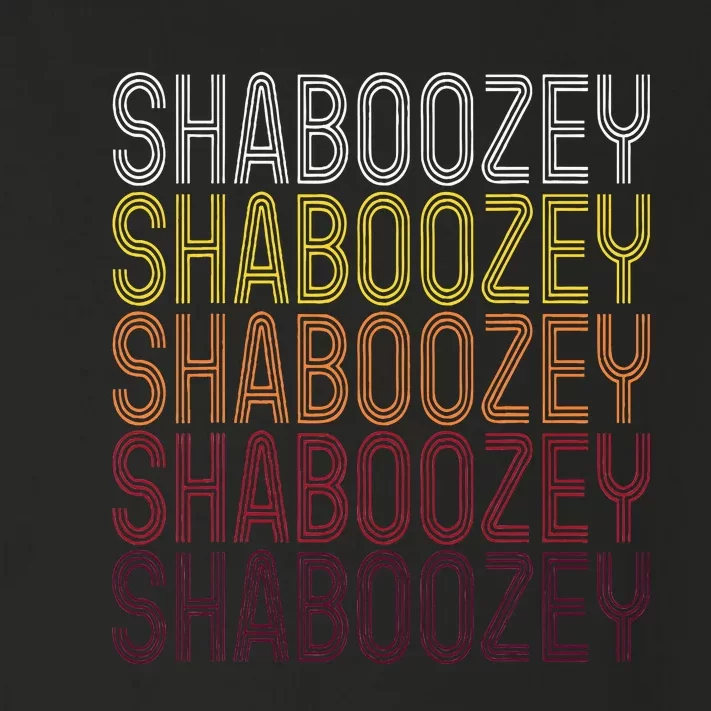 First Name Shaboozey I Love Shaboozey Retro Toddler Long Sleeve Shirt