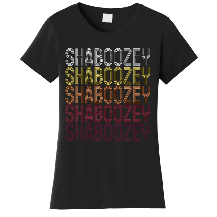 First Name Shaboozey I Love Shaboozey Retro Women's T-Shirt