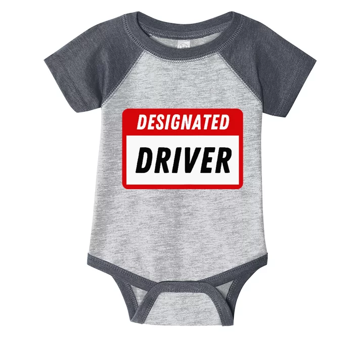 Funny Name Tag Designated Driver Adult Party Drinking Tee Infant Baby Jersey Bodysuit