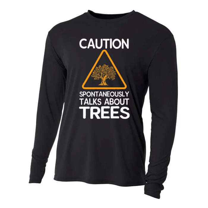 Funny Nature Tree Forest Summer Cooling Performance Long Sleeve Crew