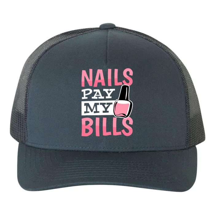 Funny Nail Technicians And Nail Artist Yupoong Adult 5-Panel Trucker Hat