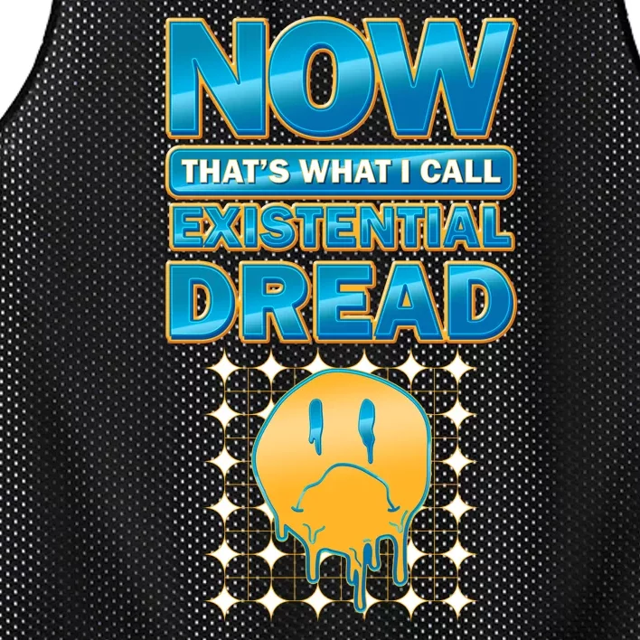 Funny Now Thats What I Call Existential Dread Mesh Reversible Basketball Jersey Tank