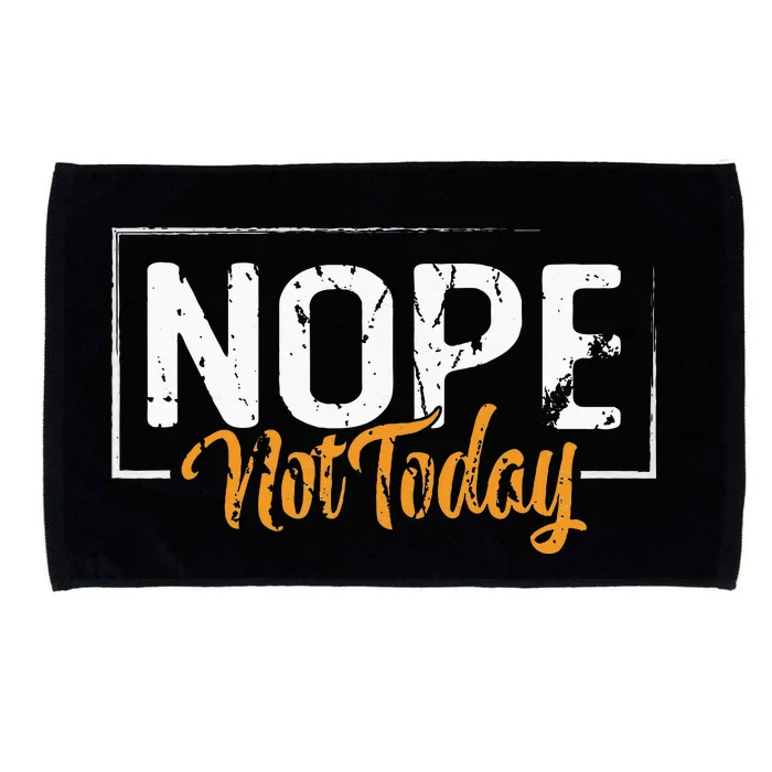 Font Nope Today Not Sleep Outfit Microfiber Hand Towel