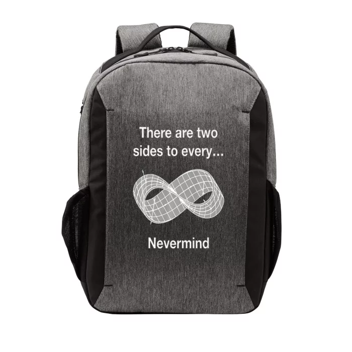 Funny Nerdy There Are Two Sides To Every Mobius Band Math Wt Vector Backpack