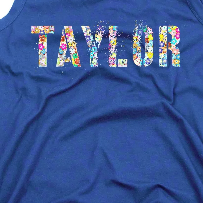 First Name T.Aylor Personalized Birthday Tank Top