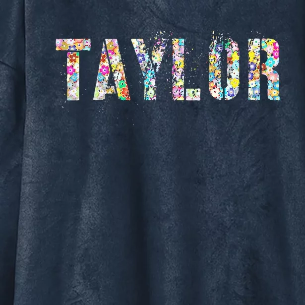 First Name T.Aylor Personalized Birthday Hooded Wearable Blanket