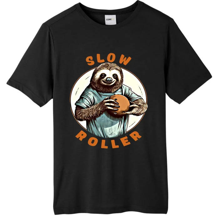 Funny Novelty Ten Pin Slow Roller Bowler Bowling Gift ChromaSoft Performance T-Shirt