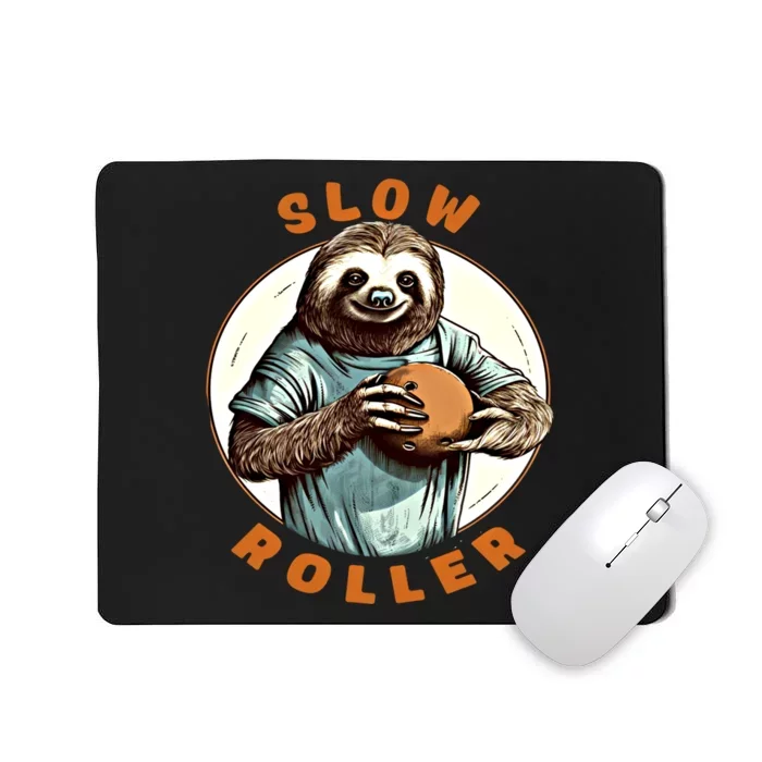 Funny Novelty Ten Pin Slow Roller Bowler Bowling Gift Mousepad