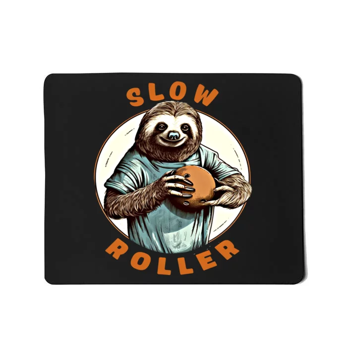 Funny Novelty Ten Pin Slow Roller Bowler Bowling Gift Mousepad