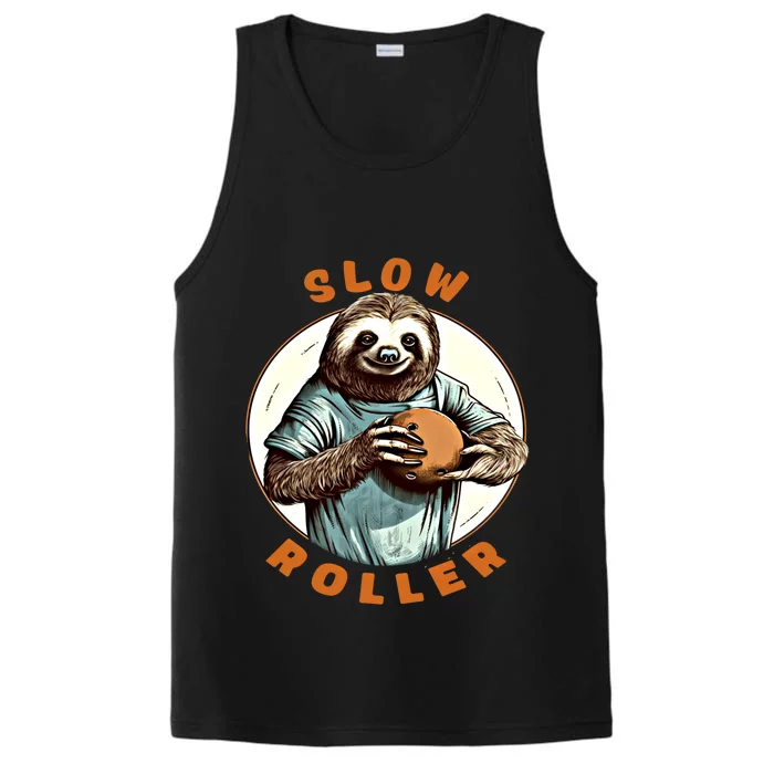 Funny Novelty Ten Pin Slow Roller Bowler Bowling Gift Performance Tank