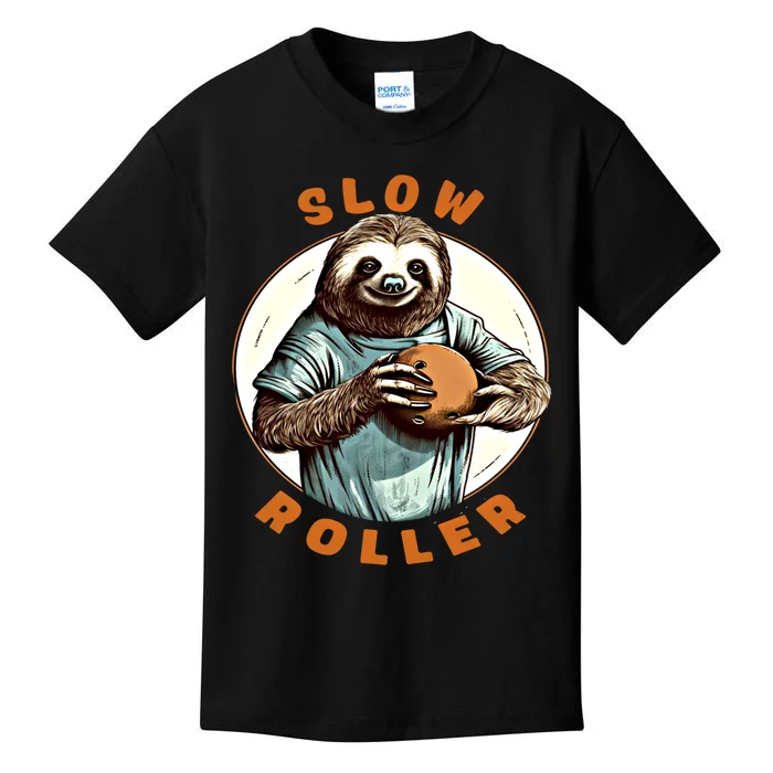 Funny Novelty Ten Pin Slow Roller Bowler Bowling Gift Kids T-Shirt