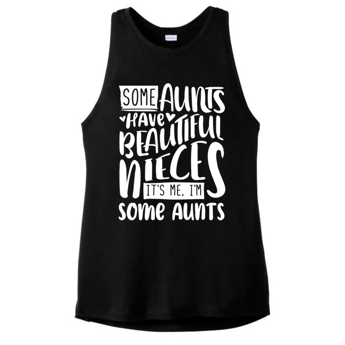 Funny Niece To Aunts Best Aunt Nieces Gift Ladies Tri-Blend Wicking Tank