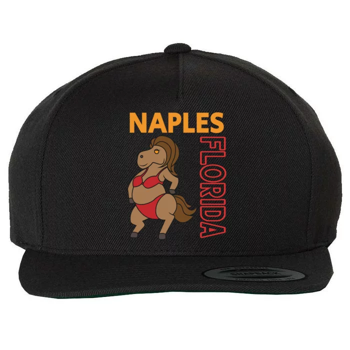 Funny Naples Vacation Family Trip Cool Gift Wool Snapback Cap