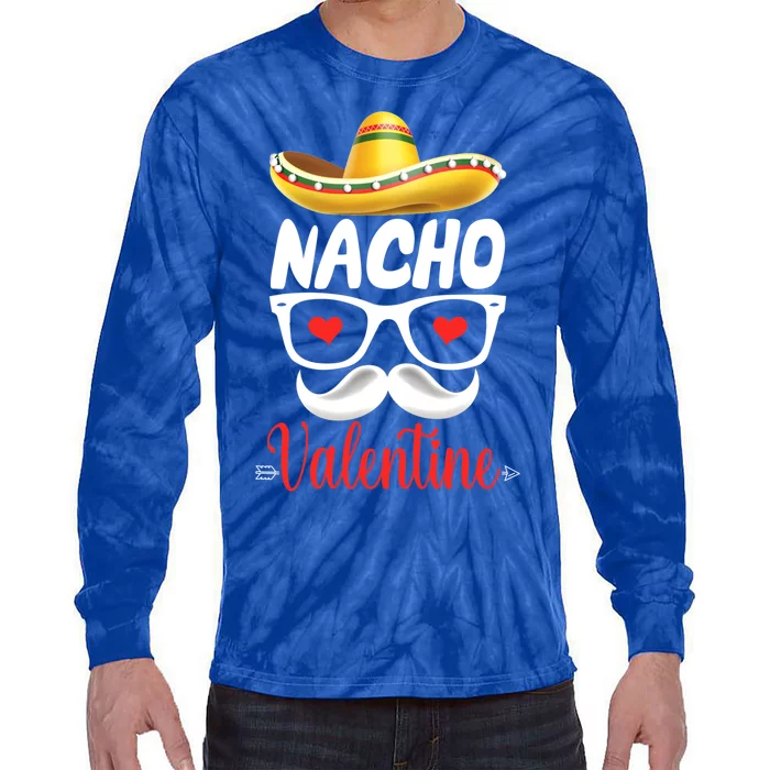 Funny Nacho Valentines Day Costume Couple Matching Great Gift Tie-Dye Long Sleeve Shirt