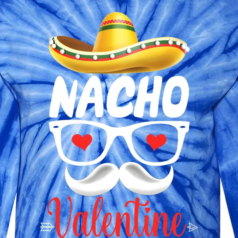 Funny Nacho Valentines Day Costume Couple Matching Great Gift Tie-Dye Long Sleeve Shirt