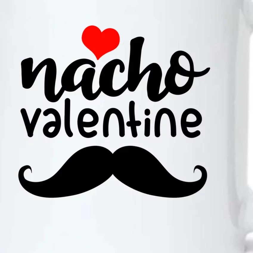 Funny Nacho Valentines Day Costume Matching Couple Cute Gift Black Color Changing Mug