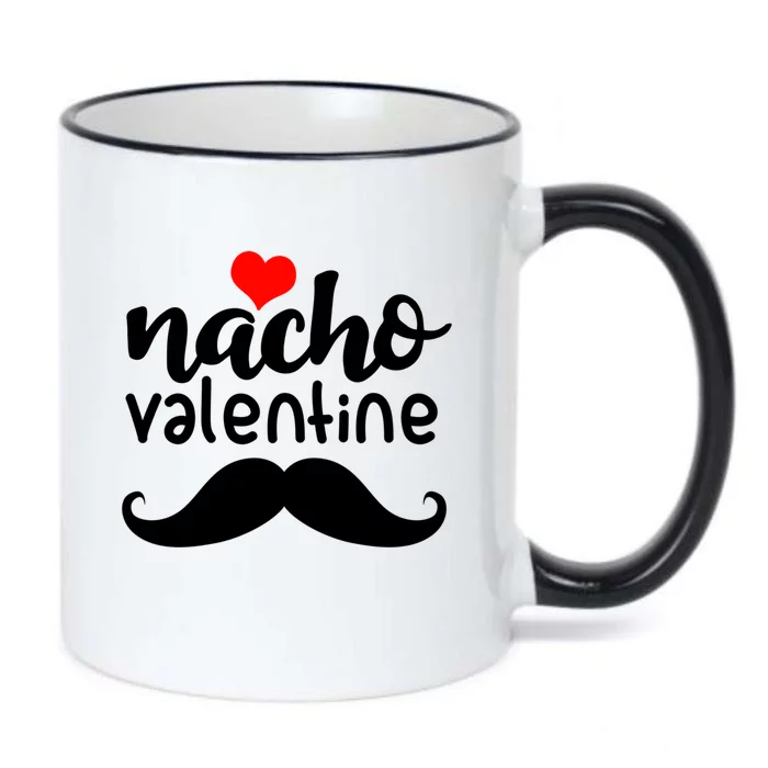 Funny Nacho Valentines Day Costume Matching Couple Cute Gift Black Color Changing Mug