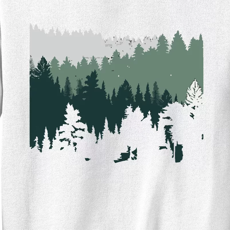 Forest Nature Wildlife Lovers Trees Hiking Camping Sweatshirt