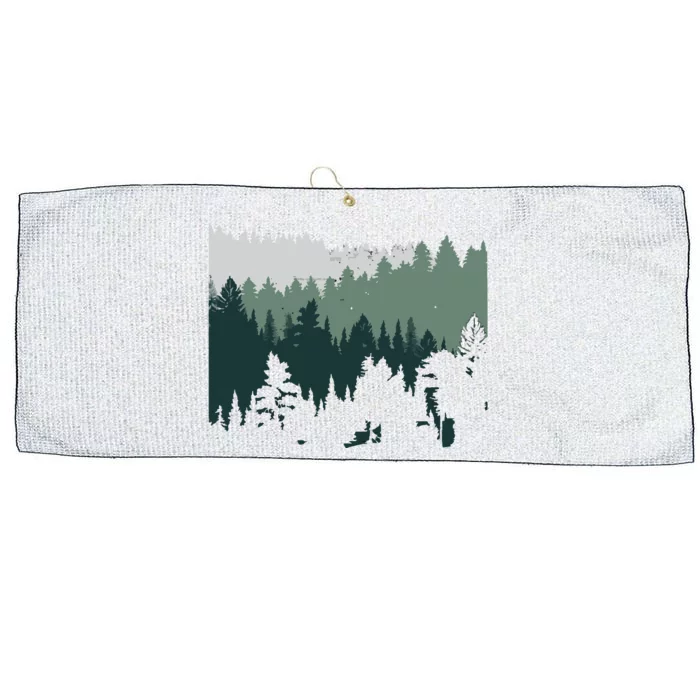 Forest Nature Wildlife Lovers Trees Hiking Camping Large Microfiber Waffle Golf Towel