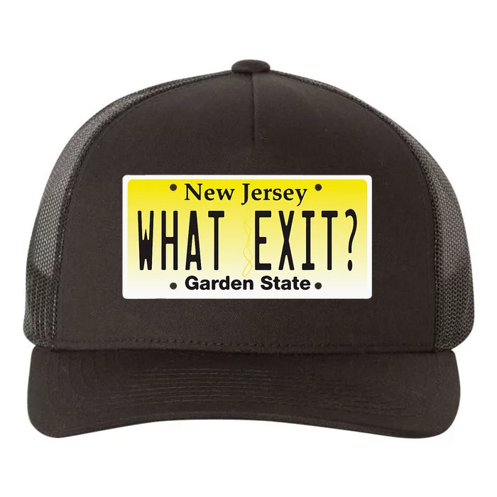 Funny Nj What Exit New Jersey Garden State Parkway Yupoong Adult 5-Panel Trucker Hat