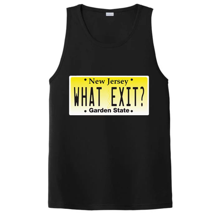 Funny Nj What Exit New Jersey Garden State Parkway Performance Tank