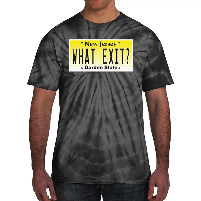 Funny Nj What Exit New Jersey Garden State Parkway Tie-Dye T-Shirt