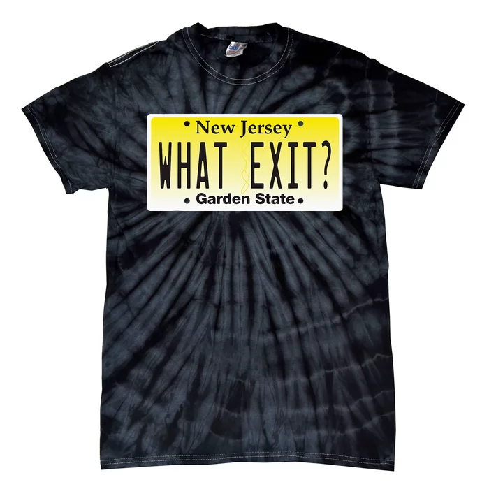 Funny Nj What Exit New Jersey Garden State Parkway Tie-Dye T-Shirt