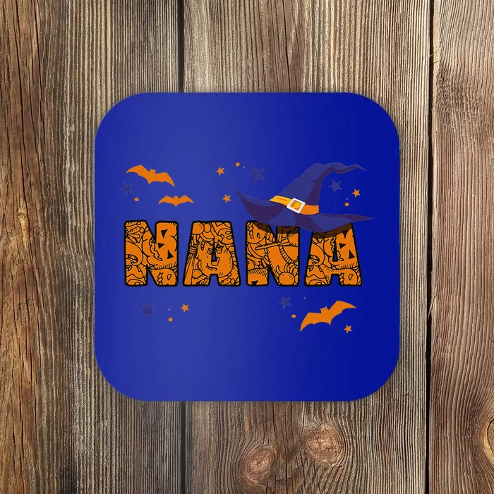 Funny Nana Witch Cute Grandma Nana Halloween Costume Funny Coaster