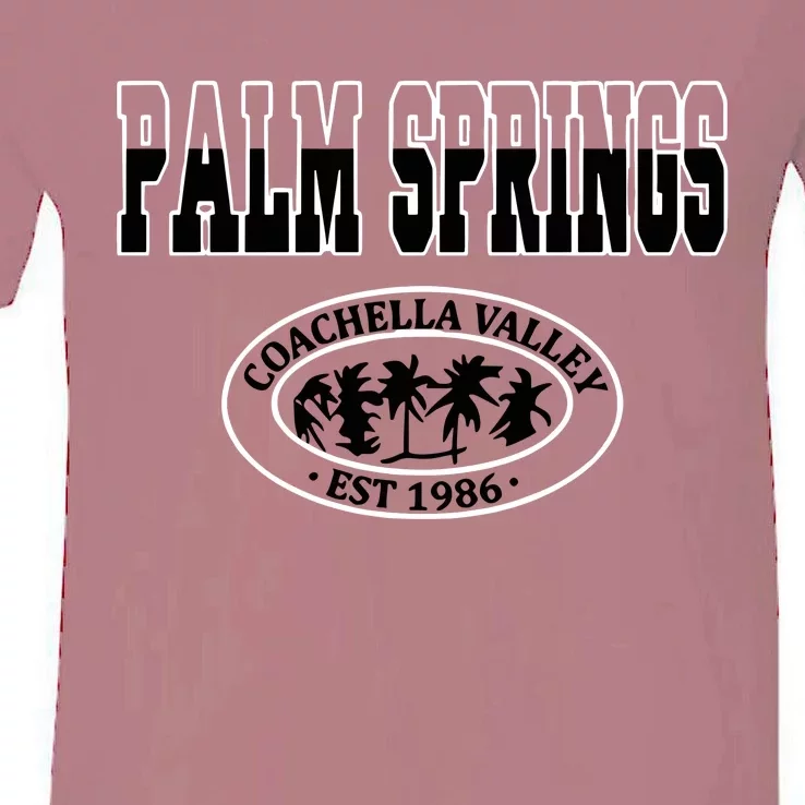 Francesco Nozzolino Wearing Palm Springs Valley Est.1986 V-Neck T-Shirt