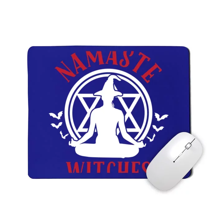 Funny Namaste Witches Halloween Yoga Meditation Great Gift Mousepad