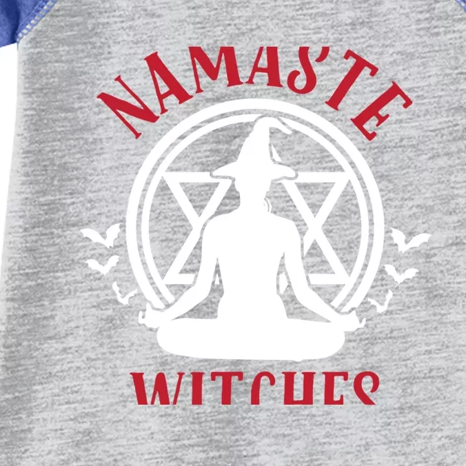 Funny Namaste Witches Halloween Yoga Meditation Great Gift Infant Baby Jersey Bodysuit