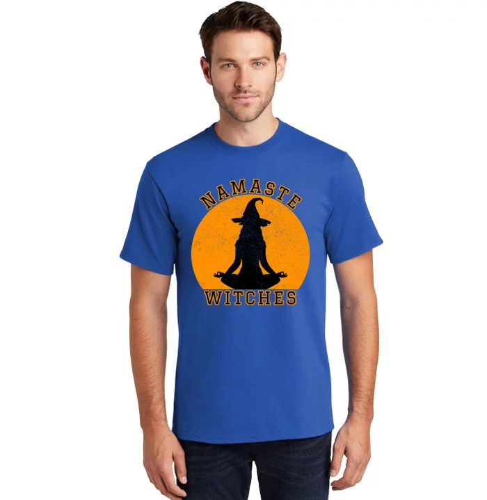 Funny Namaste Witches Halloween Costume Gift Tall T-Shirt