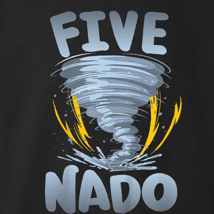 Five Nado Warning 5th Birthday Tornado Themed Birthday Toddler Hoodie