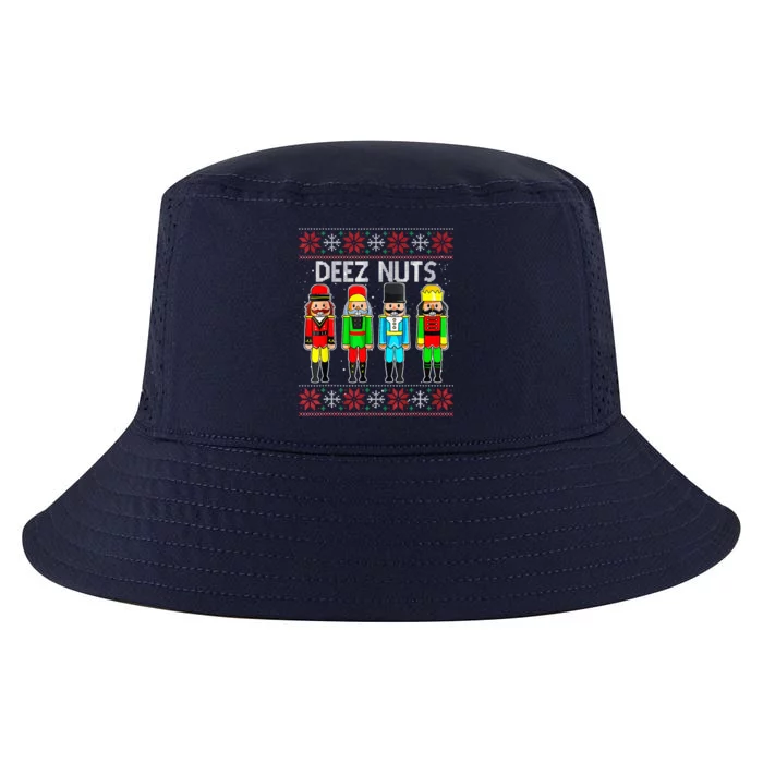 Funny Nutcracker Xmas Gifts Cute Deez Nuts Ugly Christmas Cool Comfort Performance Bucket Hat