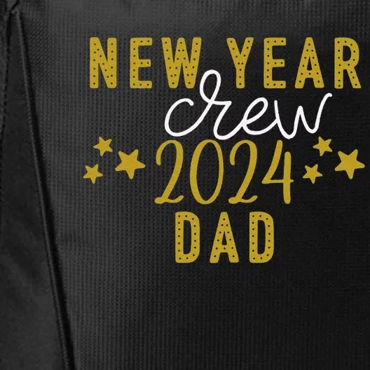 Funny New Year Crew Dad Christmas Crew Happy New Year Crew New Years Eve City Backpack