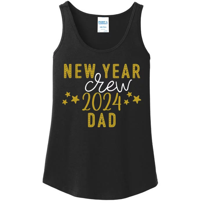 Funny New Year Crew Dad Christmas Crew Happy New Year Crew New Years Eve Ladies Essential Tank