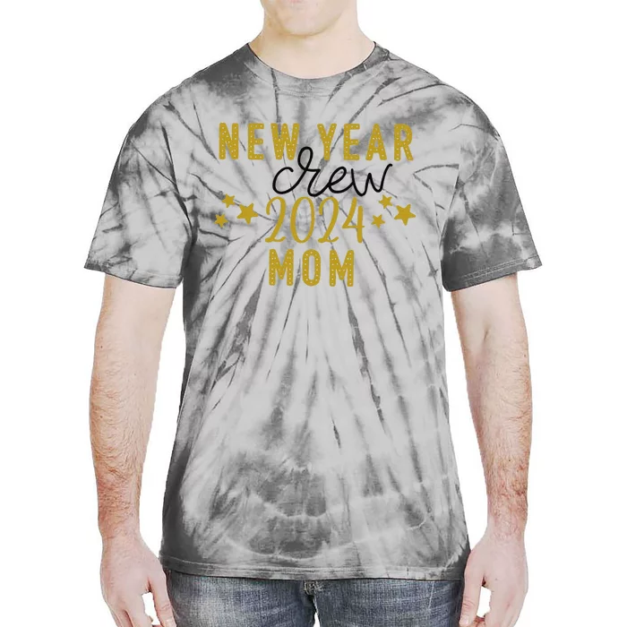 Funny New Year Crew Mom Christmas Crew Happy New Year Crew New Years Eve Tie-Dye T-Shirt