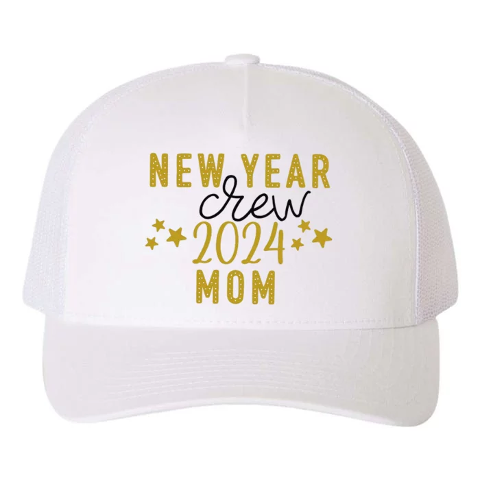 Funny New Year Crew Mom Christmas Crew Happy New Year Crew New Years Eve Yupoong Adult 5-Panel Trucker Hat