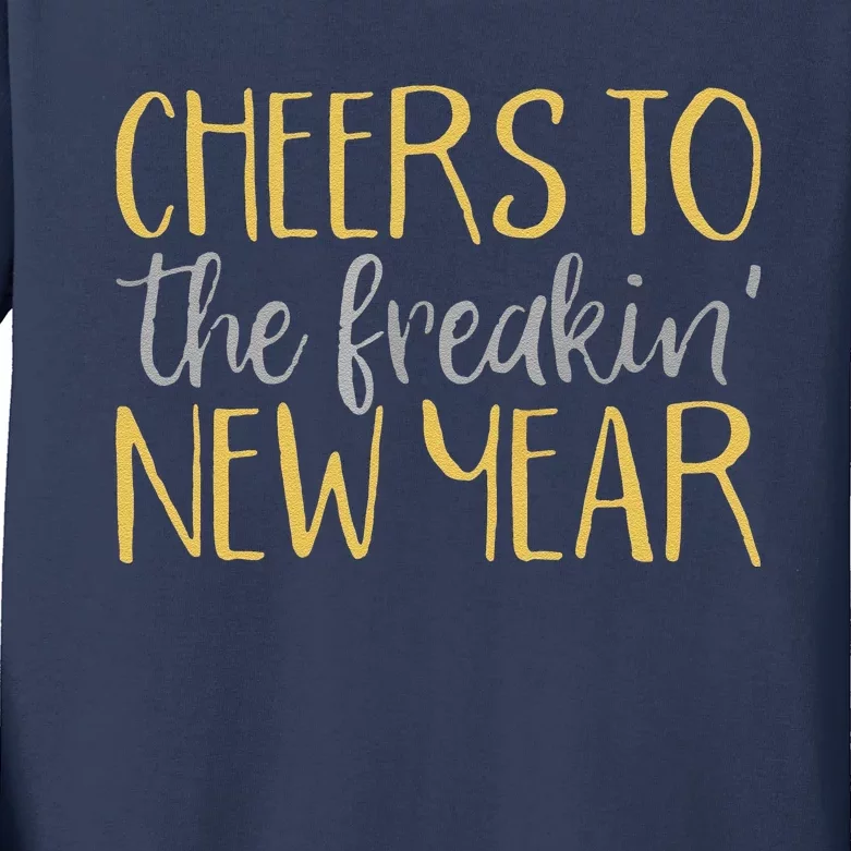 Funny New Years Eve For Funny Happy New Year Party Kids Long Sleeve Shirt