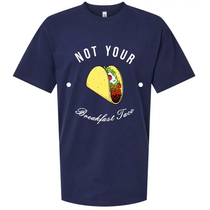 Funny Not Your Breakfast Taco Biden Rnc Jill Tacos Sueded Cloud Jersey T-Shirt