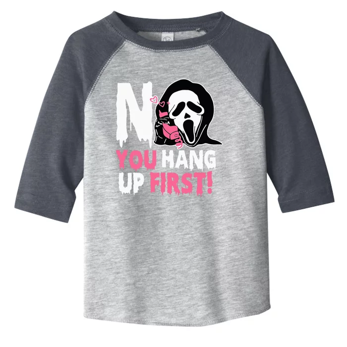 Funny No You Hang Up First Halloween Toddler Fine Jersey T-Shirt