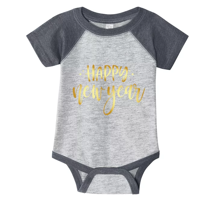 Funny New Years Eve Party Supplies 2024 Happy New Year Fireworks Infant Baby Jersey Bodysuit