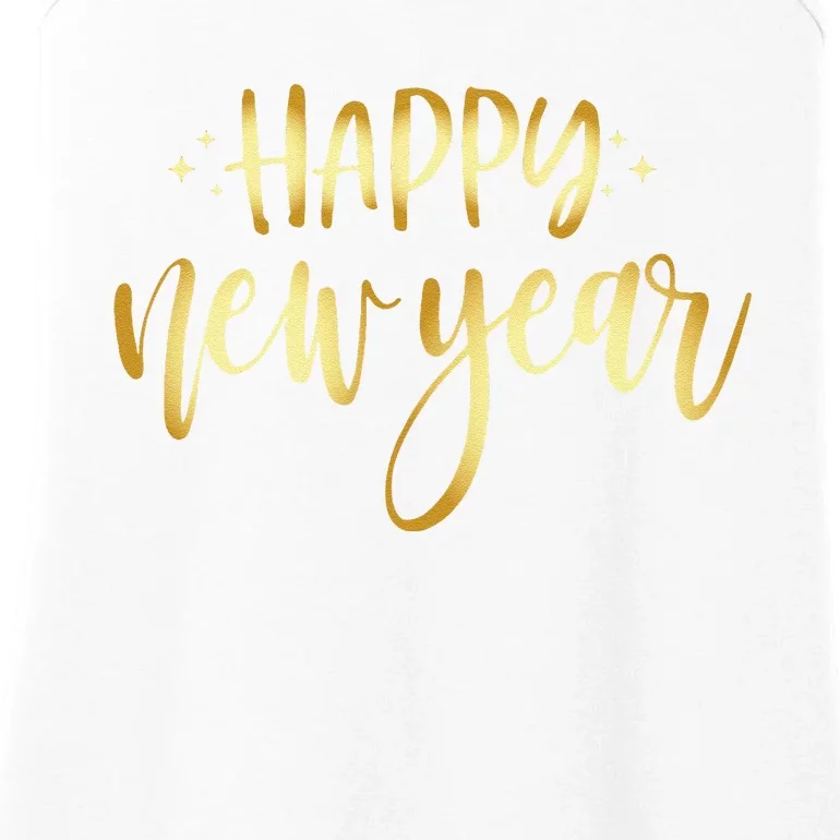 Funny New Years Eve Party Supplies 2024 Happy New Year Fireworks Ladies Essential Tank