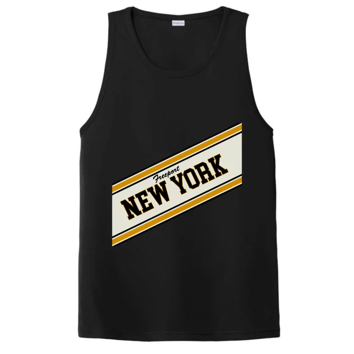 Freeport New York Varsity Logo Performance Tank