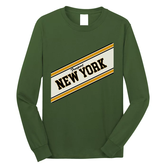 Freeport New York Varsity Logo Long Sleeve Shirt