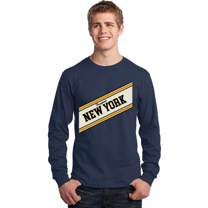 Freeport New York Varsity Logo Tall Long Sleeve T-Shirt