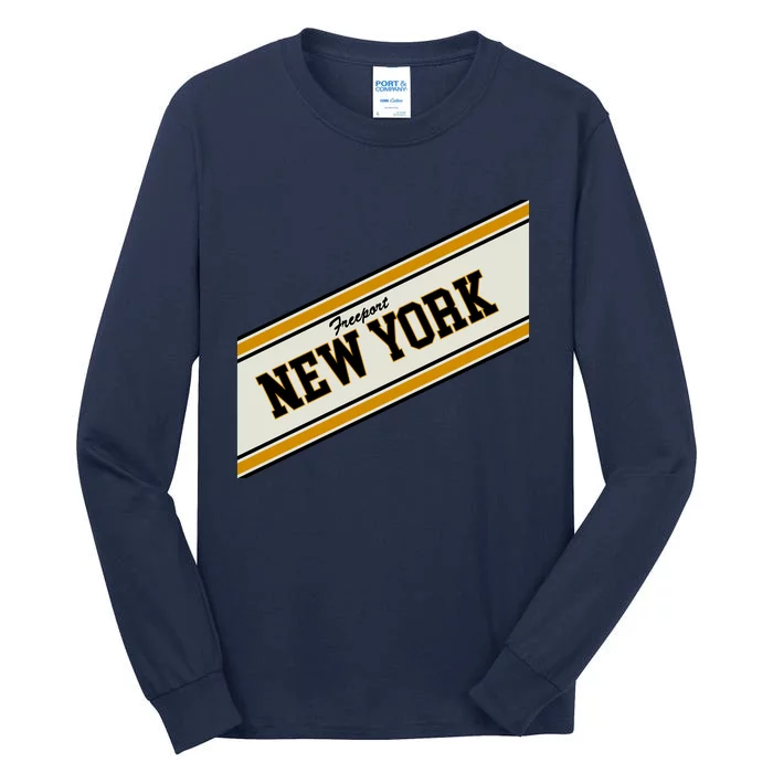 Freeport New York Varsity Logo Tall Long Sleeve T-Shirt