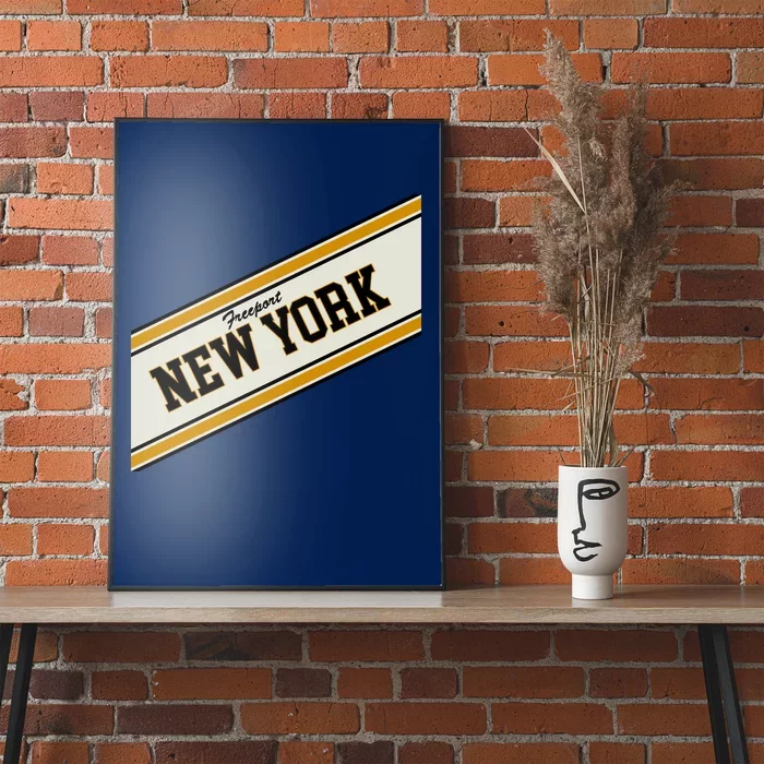 Freeport New York Varsity Logo Poster